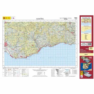 Topografische kaart 1056 MT50 Albuñol | CNIG - Instituto Geográfico Nacional1