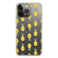 Ananas: iPhone 13 Pro Transparant Hoesje