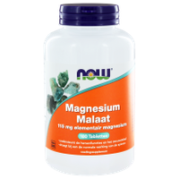 NOW Magnesium Malaat Tabletten - thumbnail