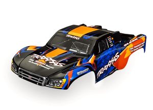 Traxxas - Body, Slash 2WD VXL (Also fits Slash 4x4), Orange & Blue (Painted, decals Applied) (TRX-6812T)