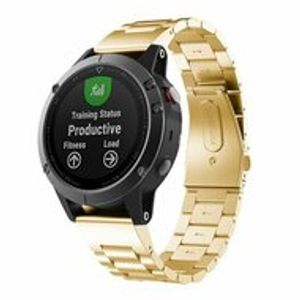 Stalen schakelband - Goud - Garmin Epix Gen 2 (47mm) / MARQ / Quatix 7/6/5