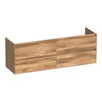 Brauer Inspire - Onderkast - 160 cm - met 4 Softclose Lades Greeploos en 2 Sifon Uitsparingen - Honey