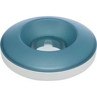 Trixie Slowfeeding rocking bowl kunststof / tpr grijs / blauw
