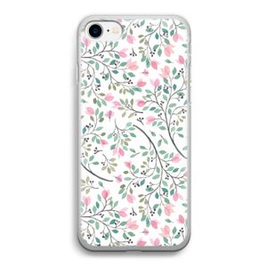 Sierlijke bloemen: iPhone SE 2020 Transparant Hoesje