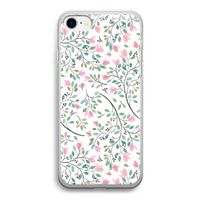 Sierlijke bloemen: iPhone SE 2020 Transparant Hoesje