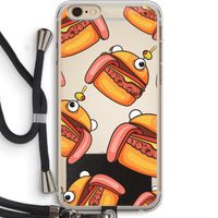 Hamburger: iPhone 6 PLUS / 6S PLUS Transparant Hoesje met koord