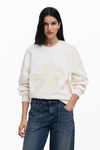 Bloem sweatshirt - WHITE - XL