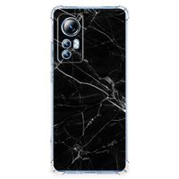 Xiaomi 12 Lite Anti-Shock Hoesje Marmer Zwart - Origineel Cadeau Vader