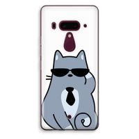 Cool cat: HTC U12+ Transparant Hoesje