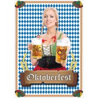 Oktoberfest aankondiging deurposter - A1 formaat - 59 x 84 cm - papier - Bierfeest - versiering