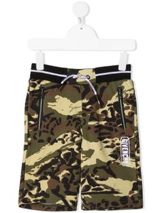 Givenchy Kids short à imprimé camouflage - Vert