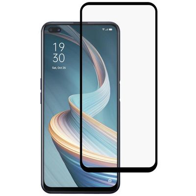 Voor OPPO Reno4 Z 5G Full Glue Full Screen Tempered Glass Film