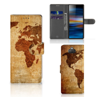 Sony Xperia 10 | Flip Cover | Wereldkaart