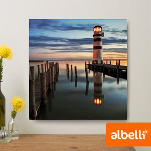 Jouw Foto op Aluminium - Aluminium Vierkant 70x70 cm.