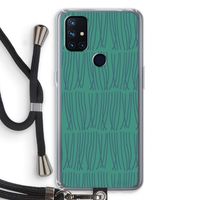 Swirls: OnePlus Nord N10 5G Transparant Hoesje met koord Swirls: OnePlus Nord N10 5G Transparant Hoesje met koord