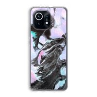 Pastel zwart: Xiaomi Mi 11 Transparant Hoesje