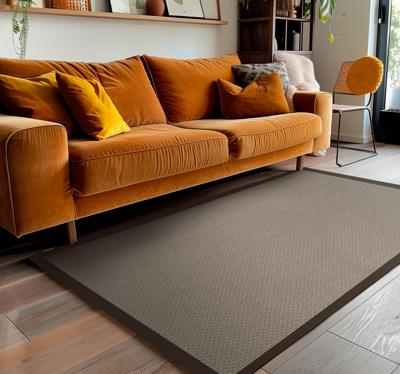 Donkerder kleuromtrek vinyl tapijt beige