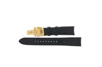 Horlogeband Seiko SSA278J1 / 4R39-00L0 / L0C8011P0 Leder Zwart 21mm