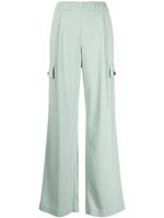 Lorena Antoniazzi pantalon cargo à design stretch - Vert