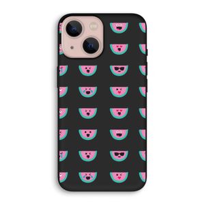 Smiley watermeloenprint: iPhone 13 mini Biologisch afbreekbaar hoesje