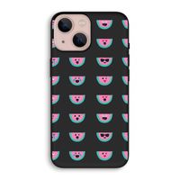 Smiley watermeloenprint: iPhone 13 mini Biologisch afbreekbaar hoesje
