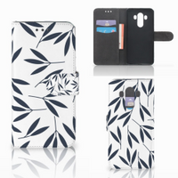 Huawei Mate 10 Pro Hoesje Leaves Blue - thumbnail
