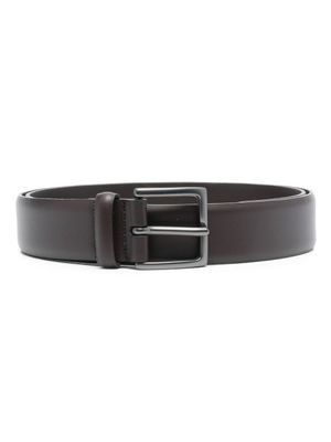 Orciani ceinture en cuir à boucle - Marron