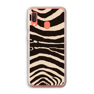 Arizona Zebra: Samsung Galaxy A20e Transparant Hoesje