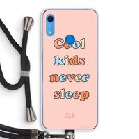 Cool Kids Never Sleep: Huawei Y6s Transparant Hoesje met koord
