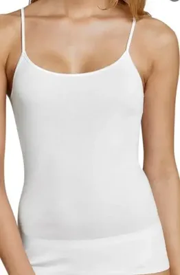 Dames spaghetti hemdje Brigitte - 100% katoenen dames onderhemd - smalle bandjes