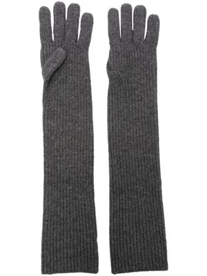 LouLou de Saison gants Milos en cachemire - Gris