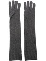 Loulou Studio gants Milos en cachemire - Gris