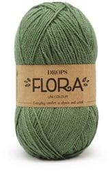 Drops Flora Uni Colour 15 Groen