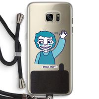 Zwaai: Samsung Galaxy S7 Edge Transparant Hoesje met koord