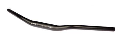 Satori Stuur wien ø31.8/b=640mm, 35° gebogen - mat zwart