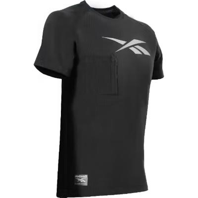 Reebok Knit T-shirt 003 Lockup Zwart | Zwart | Maat L - 690774740655