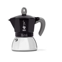 Italiaanse koffiezetter - BIALETTI - MOKA Inductie - 4 kopjes - 150 ml - Zwart