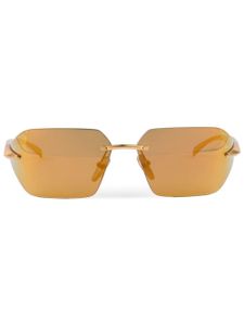 Prada Eyewear lunettes de soleil Runway - Orange