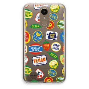 Fruitsticker: LG K10 (2017) Transparant Hoesje