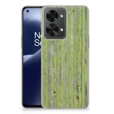 OnePlus Nord 2T | Bumper Hoesje | Green Wood