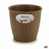 Stefanplast Bruin Plastic 14 x 13 x 14 cm (12 Stuks)