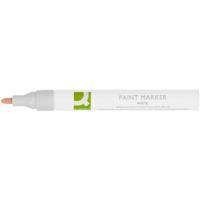 Q-CONNECT paint marker, op oliebasis, ronde punt, wit