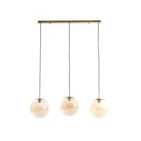 Light&living Hanglamp 3L 120x30x30 cm MEDINA glas amber+goud - thumbnail