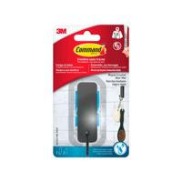 Haak voor ophanging 3M 1,3 kg 25 X 35 X 95 MM Zwart Lijmen (1 Stuks)