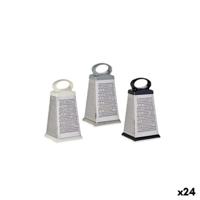 Rasper Kinvara 50680 50680 Wit Zwart Grijs Zilver Rubber Roestvrij staal Plastic 11,5 x 22,5 x 10 cm (24 Stuks)