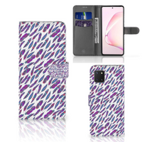 Samsung Note 10 Lite Telefoon Hoesje Feathers Color - thumbnail