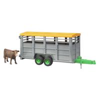 Bruder veetransportwagen met koe 1:16