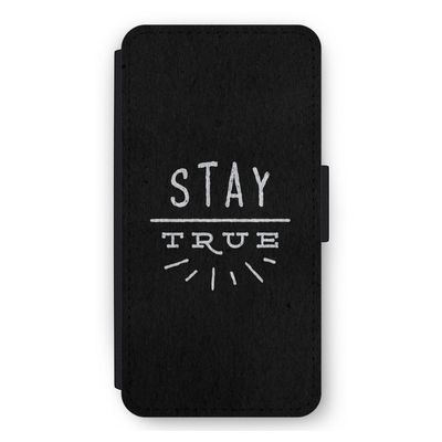 Stay true: iPhone 11 Flip Hoesje