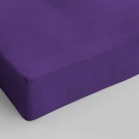 Dreamhouse Hoeslaken - Katoen 120 x 200 cm, Kleur: Paars