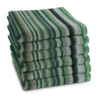 DDDDD keukendoek Over the rainbow - 50x55 cm - Green - 6 stuks